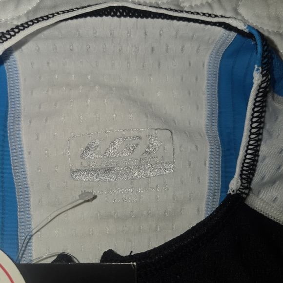 Louis Garneau Men's Triathlon Suit NWT Size Large Black White Cycling USA #206 - Picture 4 of 10